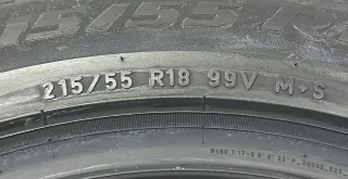 2x Winterreifen 215 55 R18 99V Pirelli Sottozero 3 MO XL NEU - Bild 5
