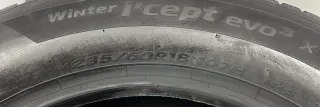2x Winterreifen 235 60 R18 107H Hankook Winter i*cept evo3 NEU - Bild 4