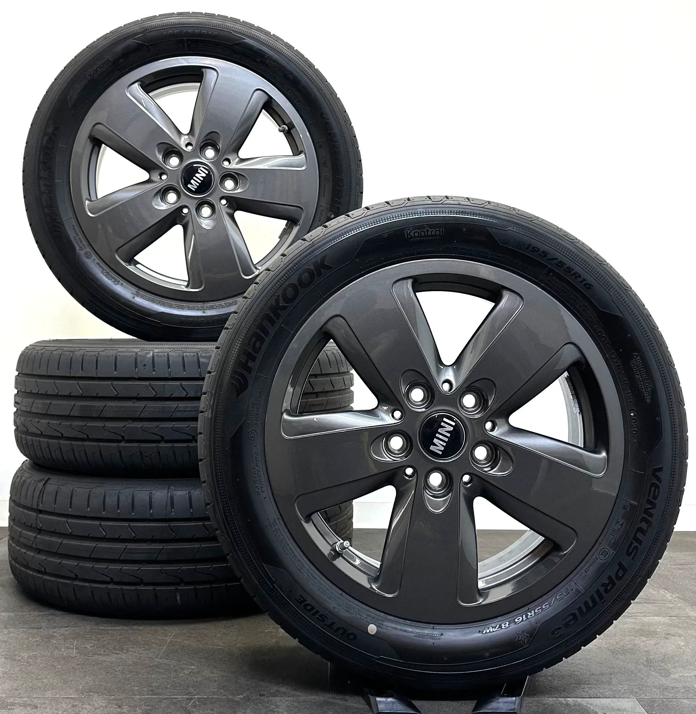Original Mini F55 F56 F57 16Zoll Felgen 6887935 Sommerreifen 195 55R16 - Bild 1