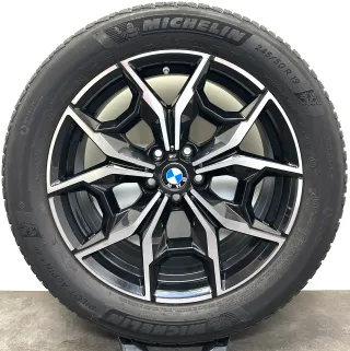 Original BMW X3 G01 M40d 19 Zoll M887 Felgen 7916263 Winterreifen 245 50R19 - Bild 2