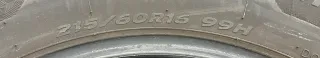 2x Winterreifen 215 60R16 99H Hankook Winter icept RS3 DOT23 - Bild 4
