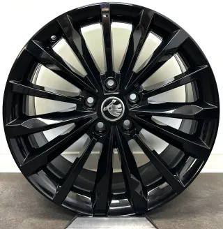 Original Skoda Kodiaq 18Zoll Felgen Alufelgen 565601025L Schwarz Glanz NEU - Bild 2