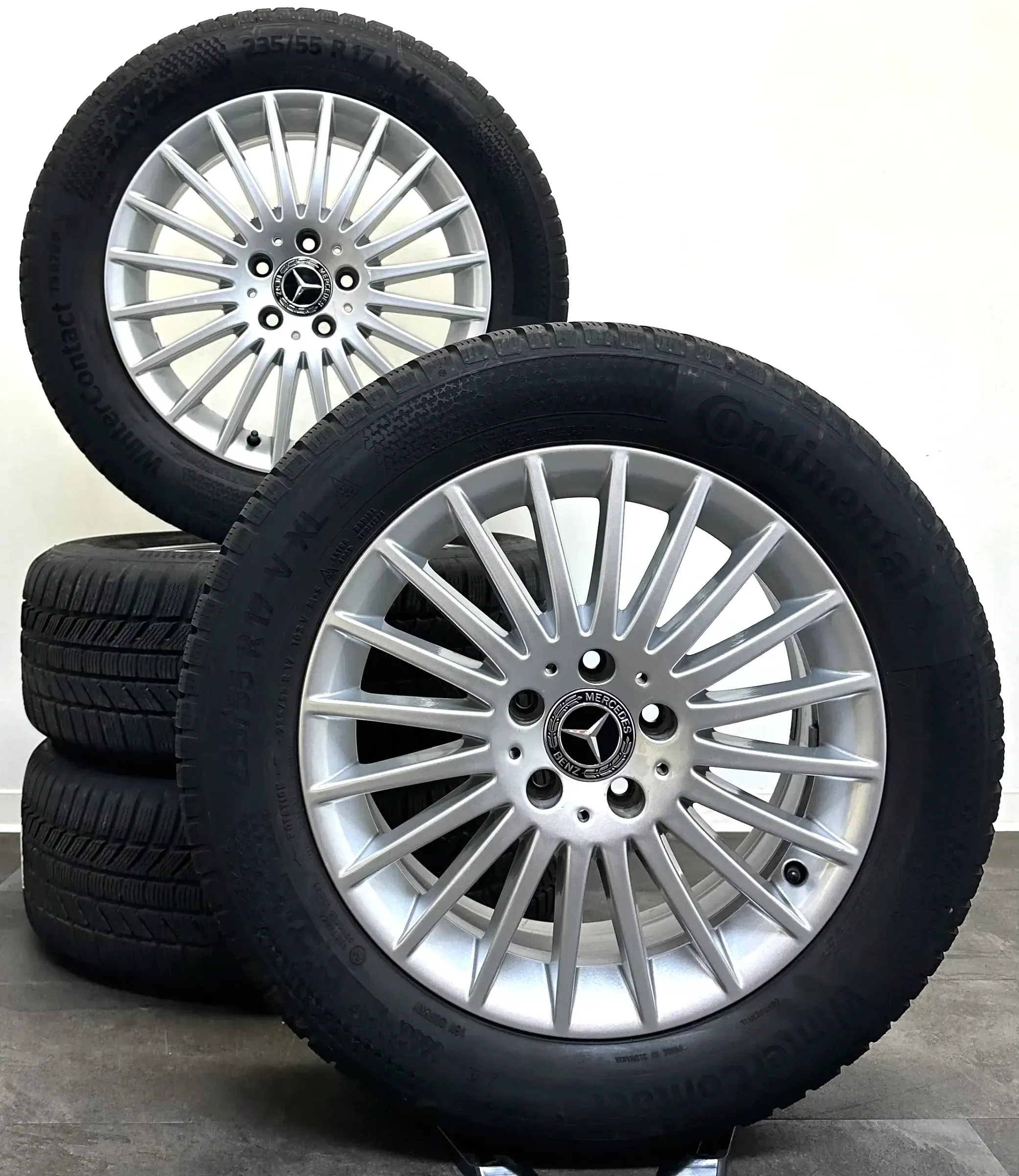 Original Mercedes V Klasse W447 17Zoll Felgen A4474014900 Winterreifen 235 55R17 - Bild 1