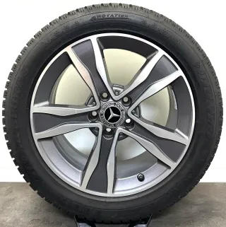 Original Mercedes C-Klasse Coupe C205 17Zoll Felgen Winterreifen 225 50 R17 TOP - Bild 3
