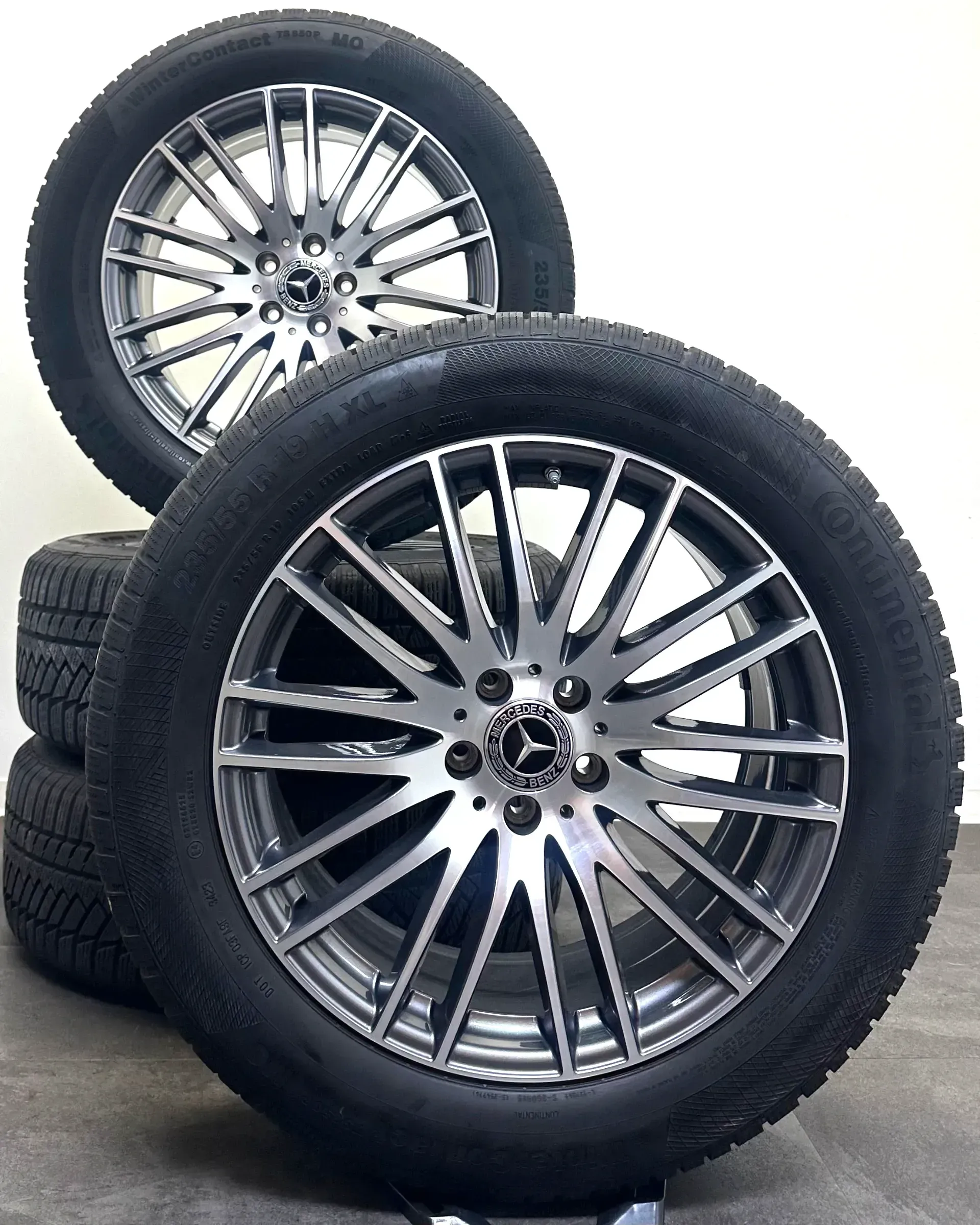 Original Mercedes GLC X254 C254 19Zoll Felgen A2544014900 Winterreifen 235 55R19 - Bild 1