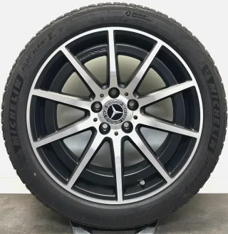 Original Mercedes A45 CLA45 18Zoll AMG Felgen A1774012100 Winterreifen 245 40R18 - Bild 2