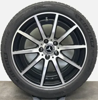 Original Mercedes A45 CLA45 18Zoll AMG Felgen A1774012100 Winterreifen 245 40R18 - Bild 3