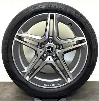 Original Mercedes A-Klasse W177 18Zoll Felgen A1774011500 Sommerreifen 225 45R18 - Bild 4