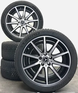Original Mercedes A45 CLA45 18Zoll AMG Felgen A1774012100 Winterreifen 245 40R18 - Bild 1