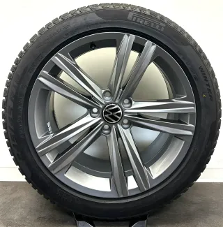 Original VW Arteon 18Zoll Sebring Felgen 3G8601025N Winterreifen 245 45R18 96V - Bild 2