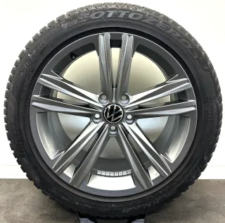 Original VW Arteon 18Zoll Sebring Felgen 3G8601025N Winterreifen 245 45R18 96V - Bild 3