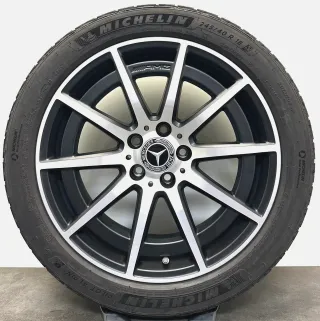 Original Mercedes A45 CLA45 18Zoll AMG Felgen A1774012100 Winterreifen 245 40R18 - Bild 3