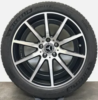 Original Mercedes A45 CLA45 18Zoll AMG Felgen A1774012100 Winterreifen 245 40R18 - Bild 4