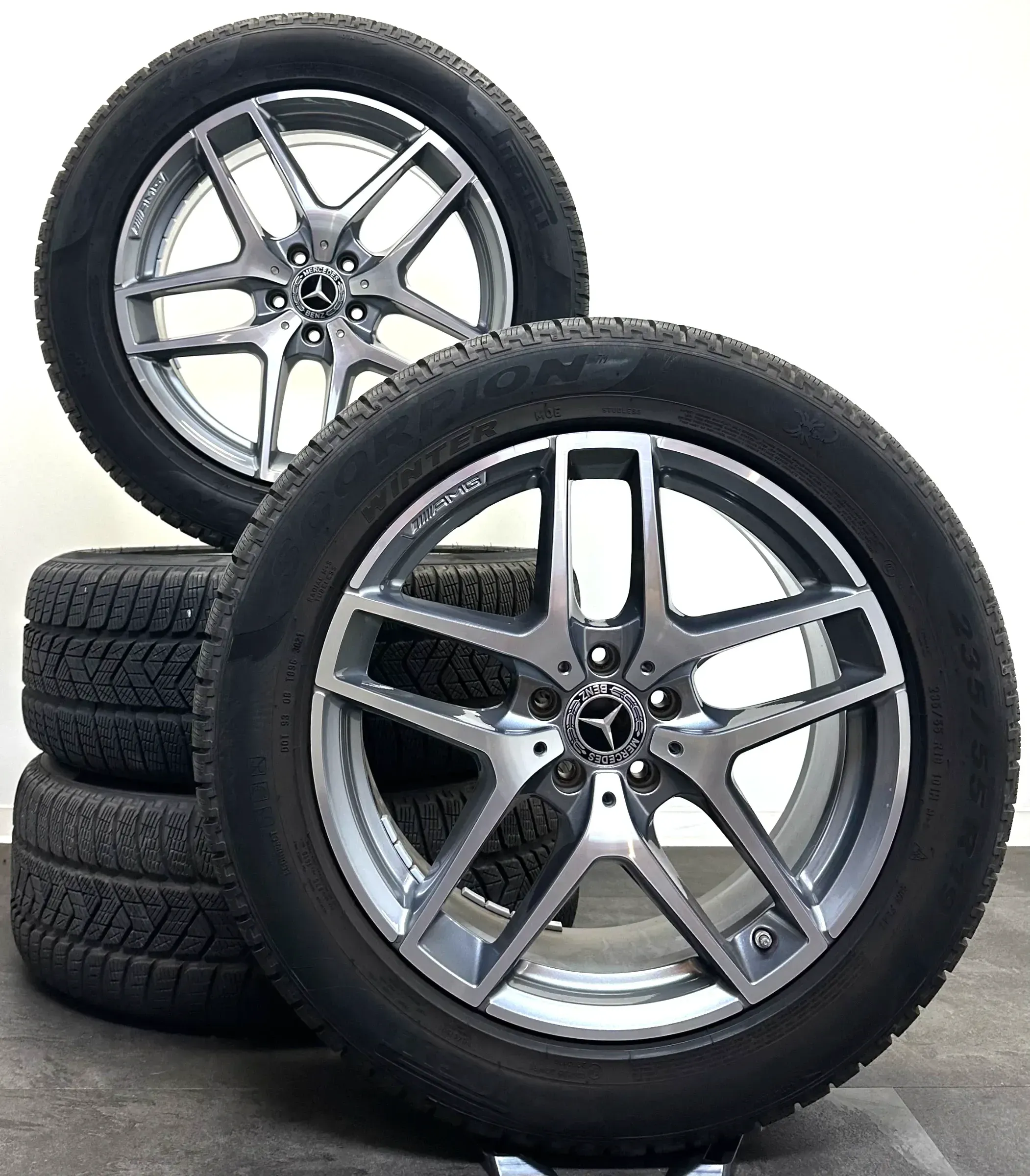 Original Mercedes GLC 43 AMG X253 19Zoll AMG Felgen Winterreifen 235 55 R19 - Bild 1