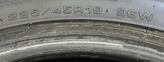2x Sommerreifen 225 45 R19 96W Goodyear Eagle F1 * RFT DOT19 - Bild 8