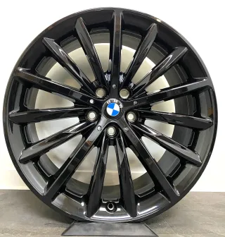 Original BMW 5er G30 G31 19Zoll Styling 663 Felgen 6873942 Schwarz Glanz NEU - Bild 2