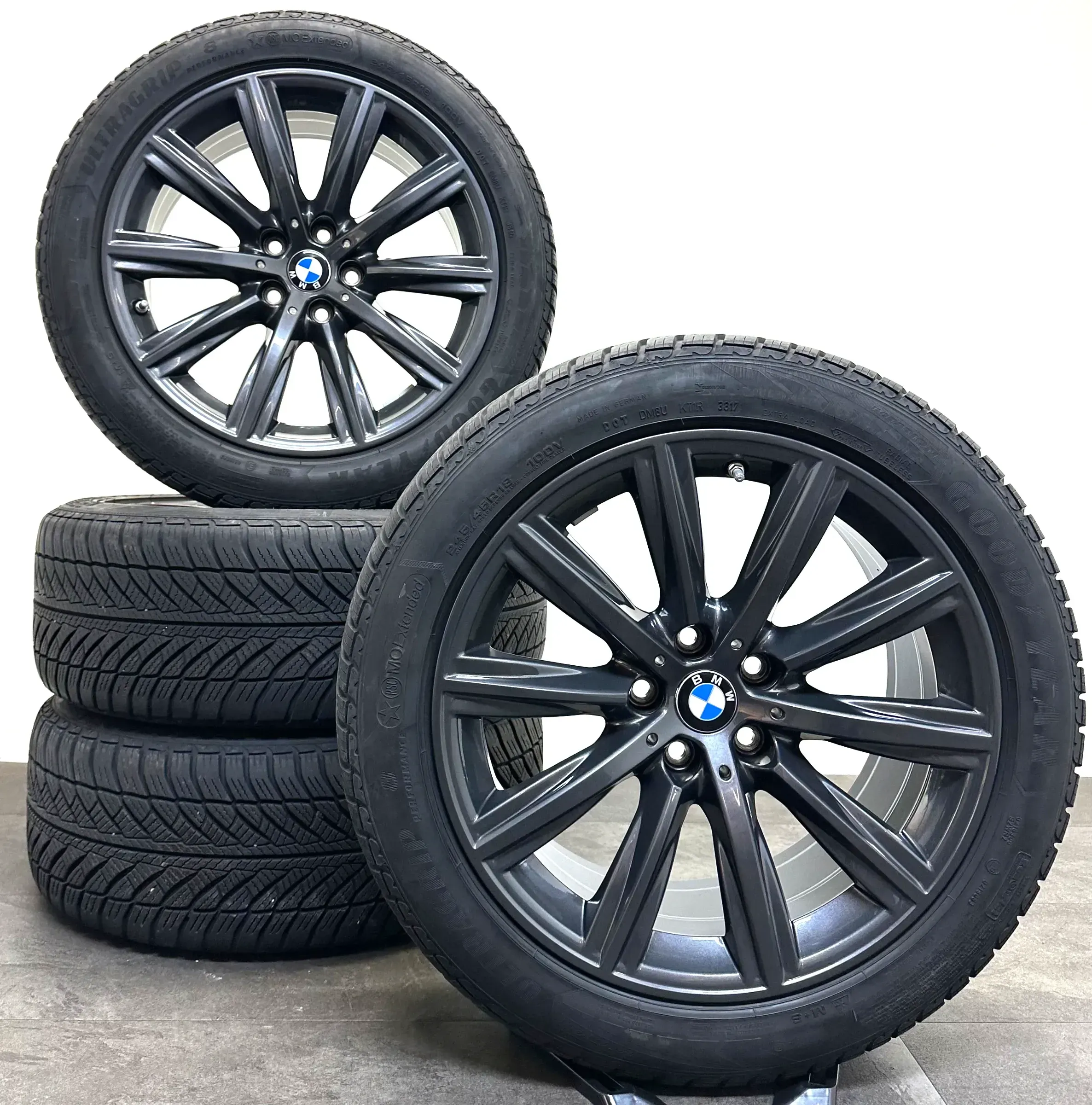 Original BMW 5er G30 G31 18Zoll Felgen 6874440 Winterreifen 245 45R18 100V - Bild 1