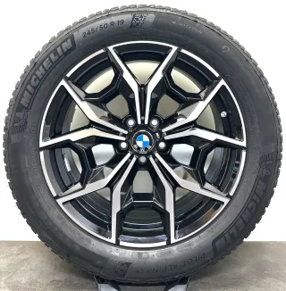 Original BMW X4 G02 M40d 19 Zoll M887 Felgen 7916263 Winterreifen 245 50R19 - Bild 3