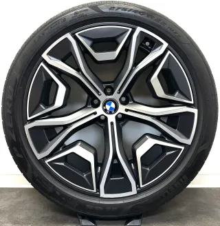 Original BMW iX M60 22Zoll Felgen 5A02658 Sommerreifen 275 40R22 TOP - Bild 3