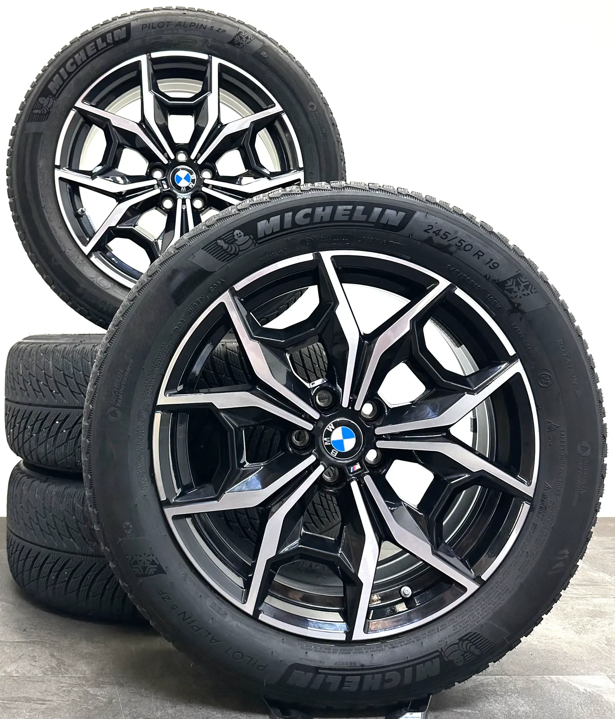 Original BMW X3 G01 M40d 19 Zoll M887 Felgen 7916263 Winterreifen 245 50R19 - Bild 1