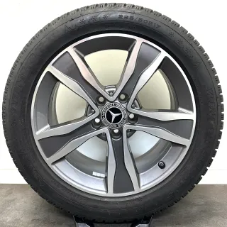 Original Mercedes W205 C205 17Zoll Felgen A2054010800 Winterreifen 225 50R18 TOP - Bild 5