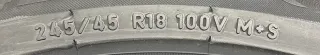 4x Winterreifen 245 45 R18 100V Pirelli Sottozero 3 MO DOT23 7mm - Bild 5