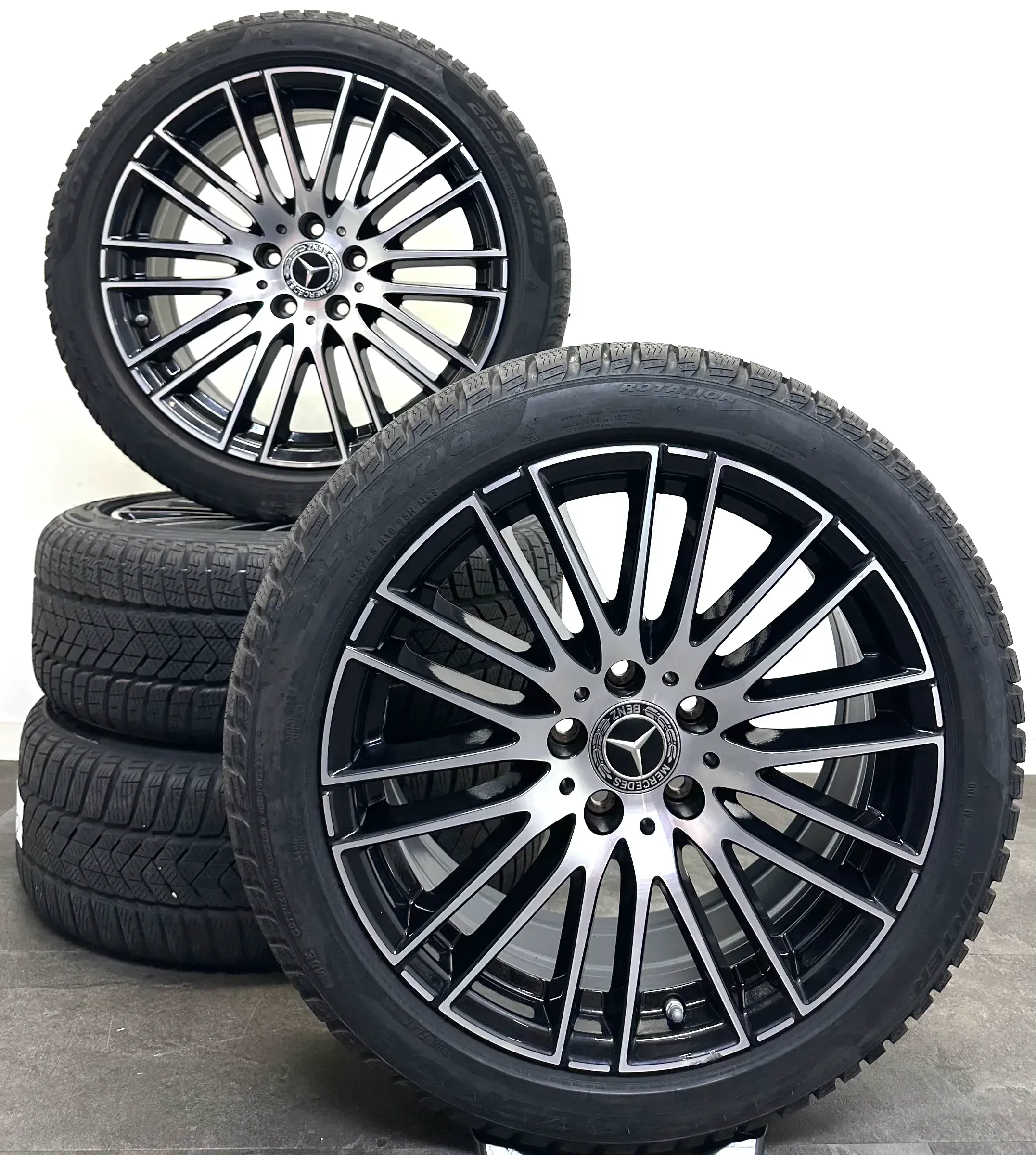 Original Mercedes W206 S206 18Zoll Felgen A2064014900 Winterräder 225 45R18 - Bild 1