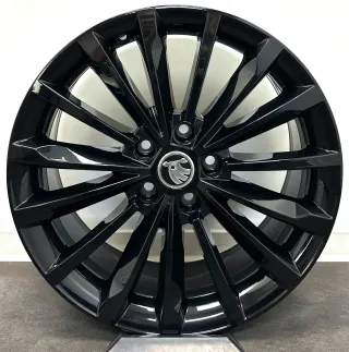 Original Skoda Kodiaq 18Zoll Felgen Alufelgen 565601025L Schwarz Glanz NEU - Bild 5