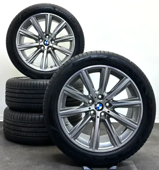 Original BMW 5er G30 G31 18Zoll Felgen 6874441 Sommerreifen 245 45R18 100Y - Bild 1