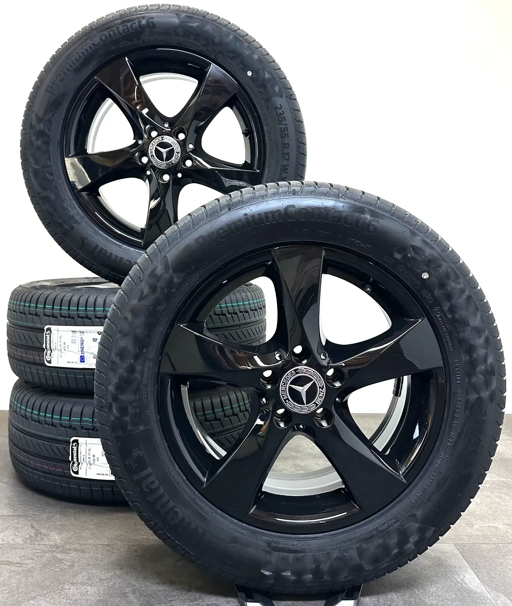 Original Mercedes W447 Vito 17Zoll Felgen A4474012300 Sommerreifen 235 55R17 - Bild 1
