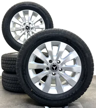 Original Mercedes V-Klasse W447 Vito 16Zoll Felgen Allwetterreifen 205 65 R16 10 - Bild 1