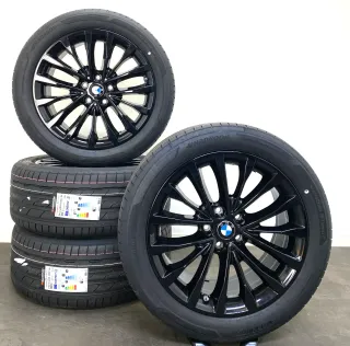 Original BMW 5er G30 G31 18Zoll Felgen 6863418 Sommerreifen 245 45R18 100Y NEU - Bild 1