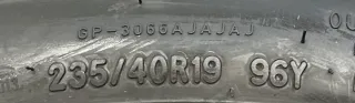 1x Sommerreifen 235 40 R19 96Y GOODYEAR Eagle F1 Supersport XL * - Bild 4