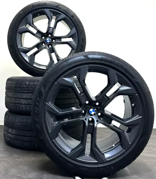 Original BMW X6 G06 21Zoll Felgen Styling 744 6885459 6885460 Sommerreifen - Bild 1