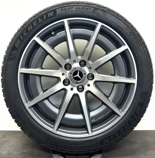 Original Mercedes C Klasse W206 43 AMG 18Zoll Felgen A2064012100 Winterreifen - Bild 2