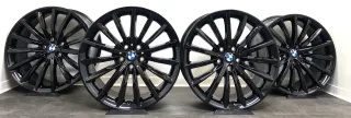 Original BMW 5er G30 G31 19Zoll Styling 663 Felgen 6873942 Schwarz Glanz NEU - Bild 1