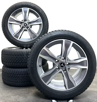 Original Mercedes C-Klasse Coupe C205 17Zoll Felgen Winterreifen 225 50 R17 TOP - Bild 1