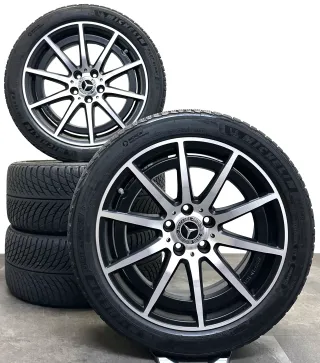 Original Mercedes A45 CLA45 18Zoll AMG Felgen A1774012100 Winterreifen - Bild 1